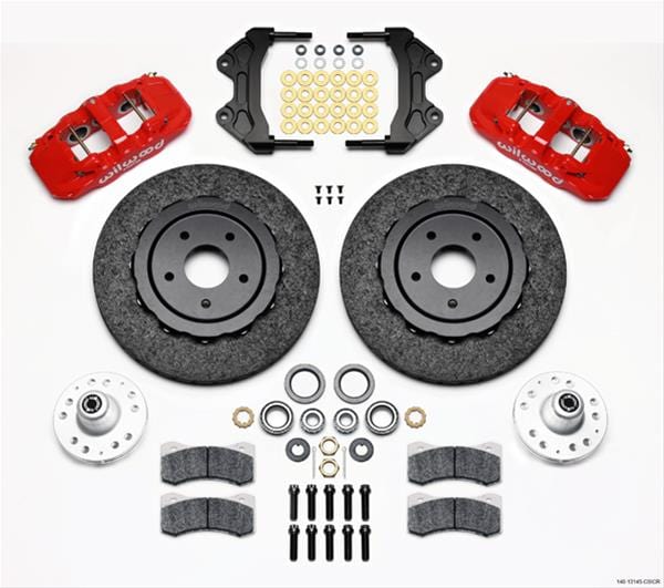 Wilwood Disc Brakes Wilwood AERO6 Carbon Ceramic Big Brake Kits 140-13145-CSICR Autofit