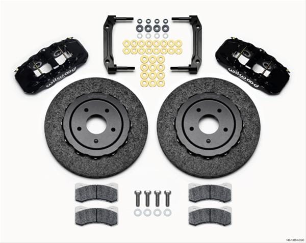 Wilwood Disc Brakes Wilwood AERO6 Carbon Ceramic Big Brake Kits 140-13154-CSIC Autofit