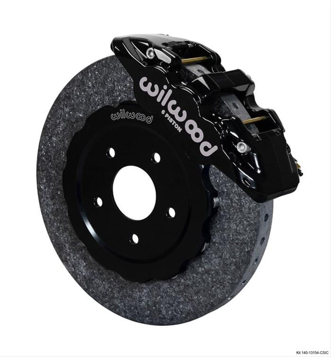 Wilwood Disc Brakes Wilwood AERO6 Carbon Ceramic Big Brake Kits 140-13154-CSIC Autofit