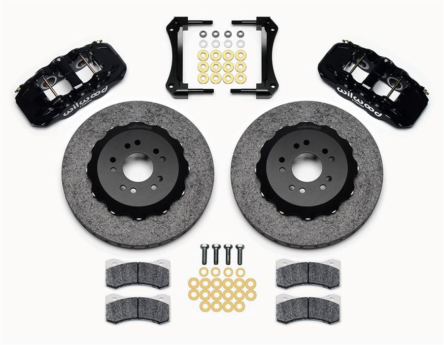 Wilwood Disc Brakes Wilwood AERO6 WCCB Carbon Ceramic Big Brake Front Brake Kits 140-12756-CSIC Autofit