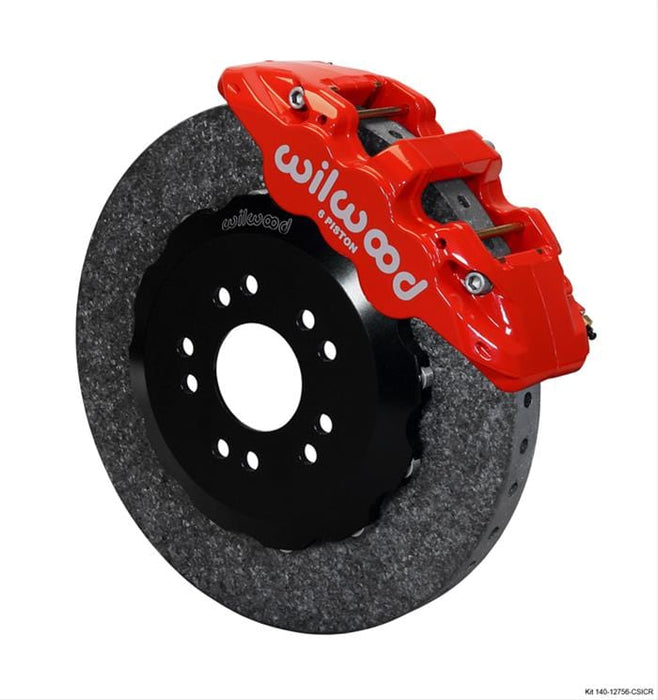 Wilwood Disc Brakes Wilwood AERO6 WCCB Carbon Ceramic Big Brake Front Brake Kits 140-12756-CSICR Autofit