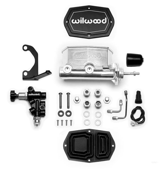 Wilwood Disc Brakes Wilwood Aluminum Tandem Compact Master Cylinder Kits 261-14962-P Autofit