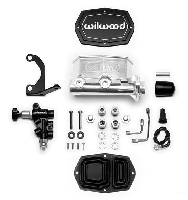 Wilwood Disc Brakes Wilwood Aluminum Tandem Compact Master Cylinder Kits 261-14964-P Autofit