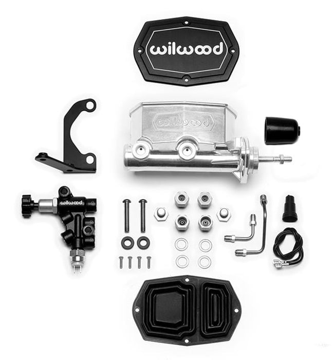 Wilwood Disc Brakes Wilwood Aluminum Tandem Compact Master Cylinder Kits 261-15659-P Autofit