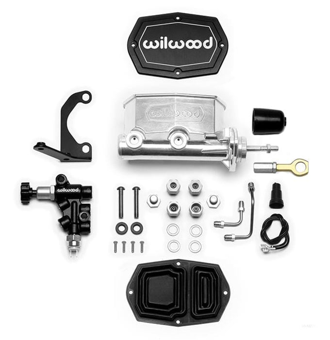 Wilwood Disc Brakes Wilwood Aluminum Tandem Compact Master Cylinder Kits 261-15664-P Autofit
