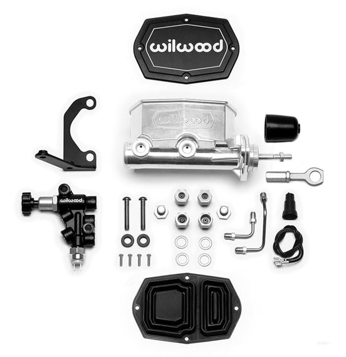 Wilwood Disc Brakes Wilwood Aluminum Tandem Compact Master Cylinder Kits 261-15666-P Autofit