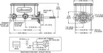 Wilwood Disc Brakes Wilwood Aluminum Tandem Compact Master Cylinders 260-15542-P Autofit