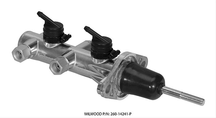 Wilwood Disc Brakes Wilwood Aluminum Tandem Master Cylinders 260-14241-P Autofit