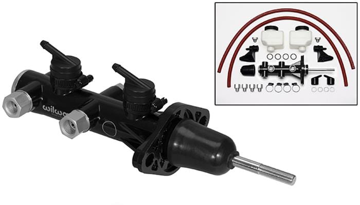 Wilwood Disc Brakes Wilwood Aluminum Tandem Master Cylinders 260-14242-BK Autofit
