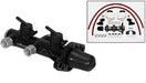 Wilwood Disc Brakes Wilwood Aluminum Tandem Master Cylinders 260-14243-BK Autofit
