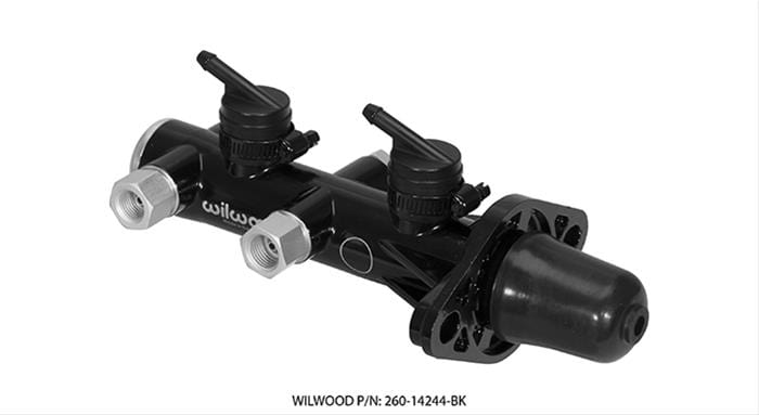 Wilwood Disc Brakes Wilwood Aluminum Tandem Master Cylinders 260-14244-BK Autofit
