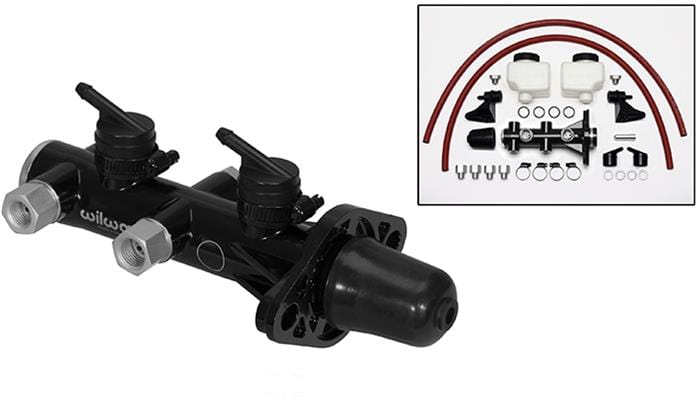 Wilwood Disc Brakes Wilwood Aluminum Tandem Master Cylinders 260-14244-BK Autofit