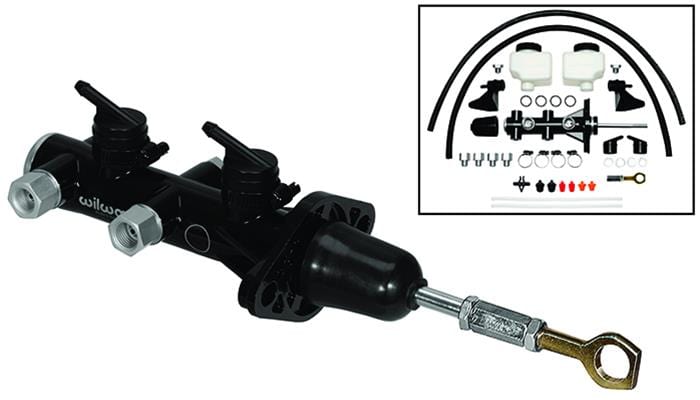 Wilwood Disc Brakes Wilwood Aluminum Tandem Master Cylinders 260-15490-BK Autofit