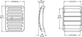 Wilwood Disc Brakes Wilwood Brake Pedal Covers 330-15726 Autofit