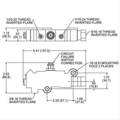Wilwood Disc Brakes Wilwood Brake Proportioning Valves 260-11322 Autofit