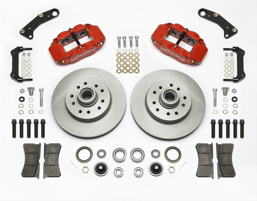 Wilwood Disc Brakes Wilwood Classic Series Forged Narrow Superlite 6R Front Brake Kits 140-14474-R Autofit