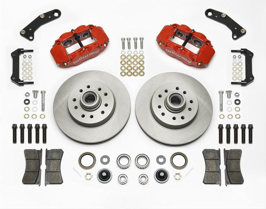 Wilwood Disc Brakes Wilwood Classic Series Forged Narrow Superlite 6R Front Brake Kits 140-14526-R Autofit