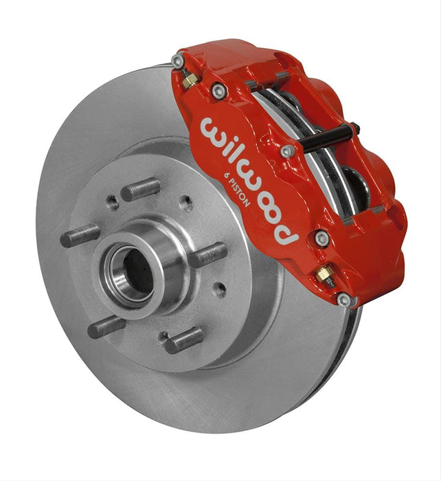 Wilwood Disc Brakes Wilwood Classic Series Forged Narrow Superlite 6R Front Brake Kits 140-14526-R Autofit