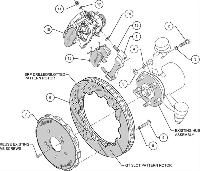 Wilwood Disc Brakes Wilwood Combination Parking Brake Kits 140-10310-DR Autofit