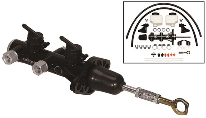 Wilwood Disc Brakes Wilwood Combination Remote Tandem Master Cylinders 260-15491-BK Autofit