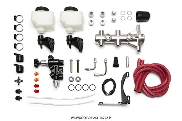 Wilwood Disc Brakes Wilwood Combination Remote Tandem Master Cylinders 261-14252-P Autofit