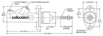 Wilwood Disc Brakes Wilwood Compact Remote Reservoir Master Cylinders 260-6087 Autofit