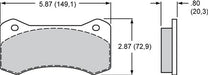 Wilwood Disc Brakes Wilwood Disc Brakes Brake Pads 150-28-6620K Autofit