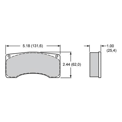 Wilwood Disc Brakes Wilwood Disc Brakes Brake Pads 15A-10154K Autofit