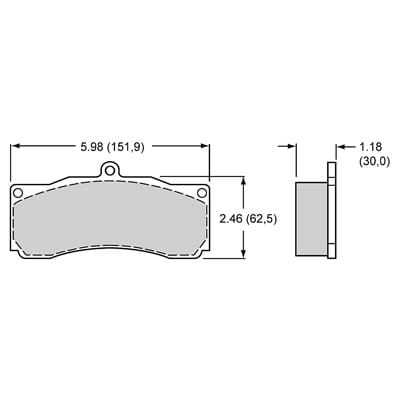 Wilwood Disc Brakes Wilwood Disc Brakes Brake Pads 15A-10253K Autofit
