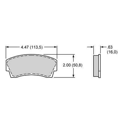 Wilwood Disc Brakes Wilwood Disc Brakes Brake Pads 15A-5936K Autofit