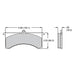 Wilwood Disc Brakes Wilwood Disc Brakes Brake Pads 15E-10228K Autofit