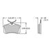 Wilwood Disc Brakes Wilwood Disc Brakes Brake Pads 15Q-10254K Autofit