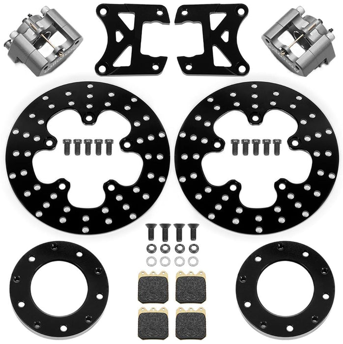 Wilwood Disc Brakes Wilwood Dynalite Single Floater Front Drag Brake Kits 140-16558-D Autofit