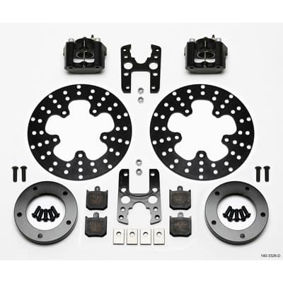 Wilwood Disc Brakes Wilwood Dynalite Single Floater Front Drag Brake Kits 140-3326-D Autofit