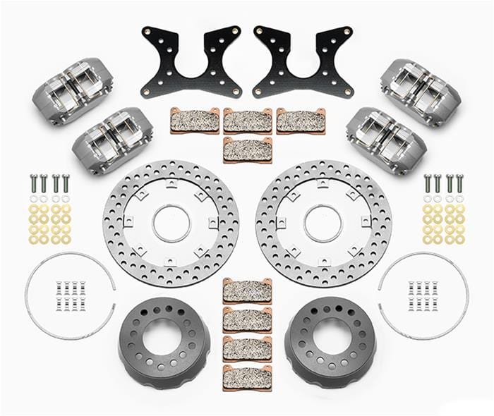 Wilwood Disc Brakes Wilwood DynaPro Dual SA Lug Drive Dynamic Rear Drag Brake Kits 140-12552-D Autofit