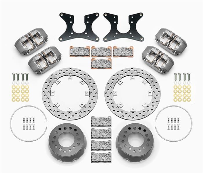 Wilwood Disc Brakes Wilwood DynaPro Dual SA Lug Drive Dynamic Rear Drag Brake Kits 140-12554-D Autofit