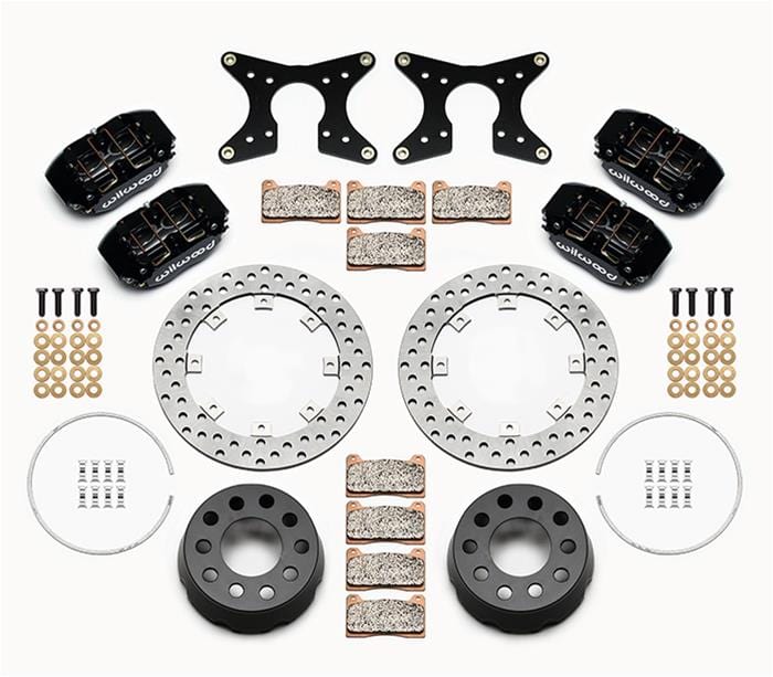 Wilwood Disc Brakes Wilwood DynaPro Dual SA Lug Drive Dynamic Rear Drag Brake Kits 140-12557-D Autofit
