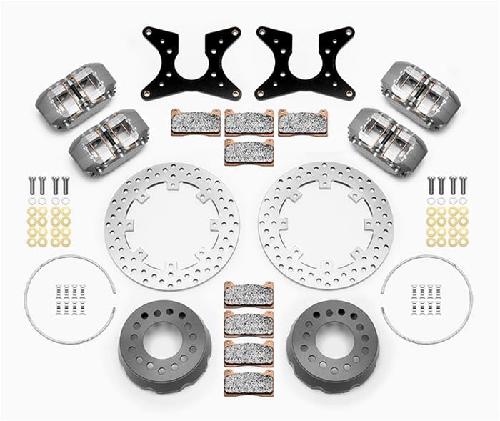 Wilwood Disc Brakes Wilwood DynaPro Dual SA Lug Drive Dynamic Rear Drag Brake Kits 140-14130-D Autofit