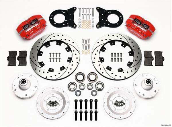 Wilwood Disc Brakes Wilwood DynaPro Dust-Boot Big Brake Front Brake Kits 140-13344-DR Autofit