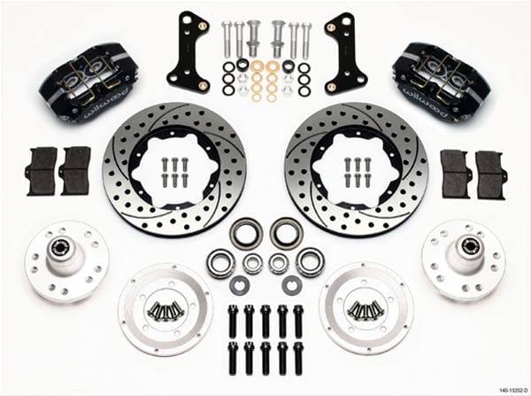 Wilwood Disc Brakes Wilwood DynaPro Dust-Boot Pro Series Front Brake Kits 140-13202-D Autofit