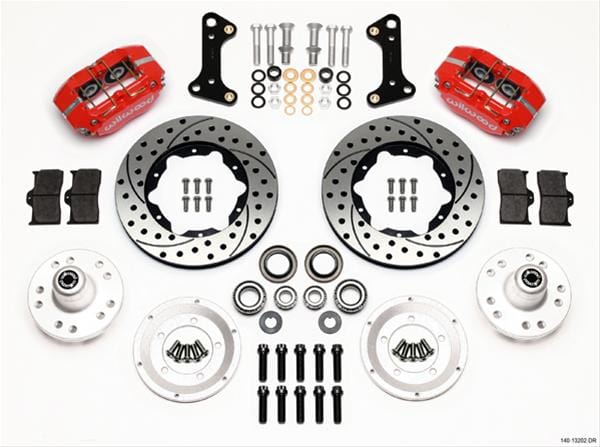 Wilwood Disc Brakes Wilwood DynaPro Dust-Boot Pro Series Front Brake Kits 140-13202-DR Autofit