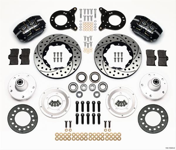 Wilwood Disc Brakes Wilwood DynaPro Dust-Boot Pro Series Front Brake Kits 140-13343-D Autofit