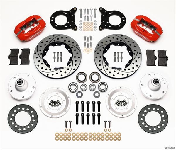 Wilwood Disc Brakes Wilwood DynaPro Dust-Boot Pro Series Front Brake Kits 140-13343-DR Autofit