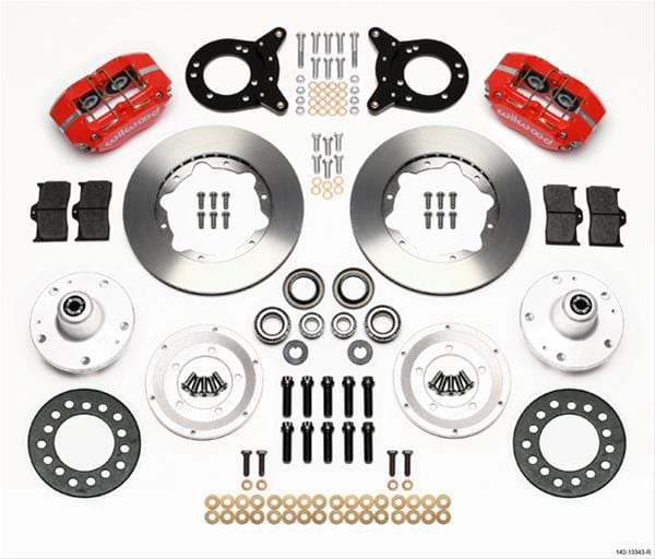 Wilwood Disc Brakes Wilwood DynaPro Dust-Boot Pro Series Front Brake Kits 140-13343-R Autofit