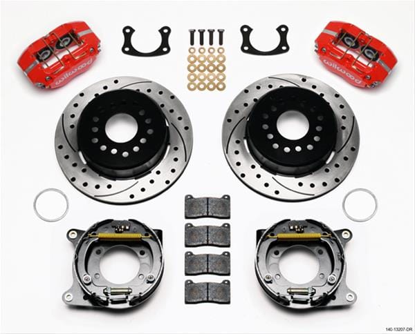 Wilwood Disc Brakes Wilwood DynaPro Dust-Boot Rear Parking Brake Kits 140-13207-DR Autofit