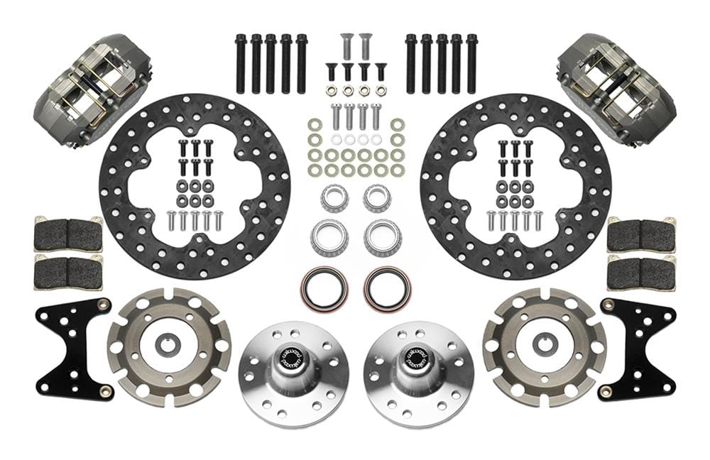 Wilwood Disc Brakes Wilwood DynaPro Lug-Mount Front Dynamic Drag Brake Kits 140-14416-D Autofit