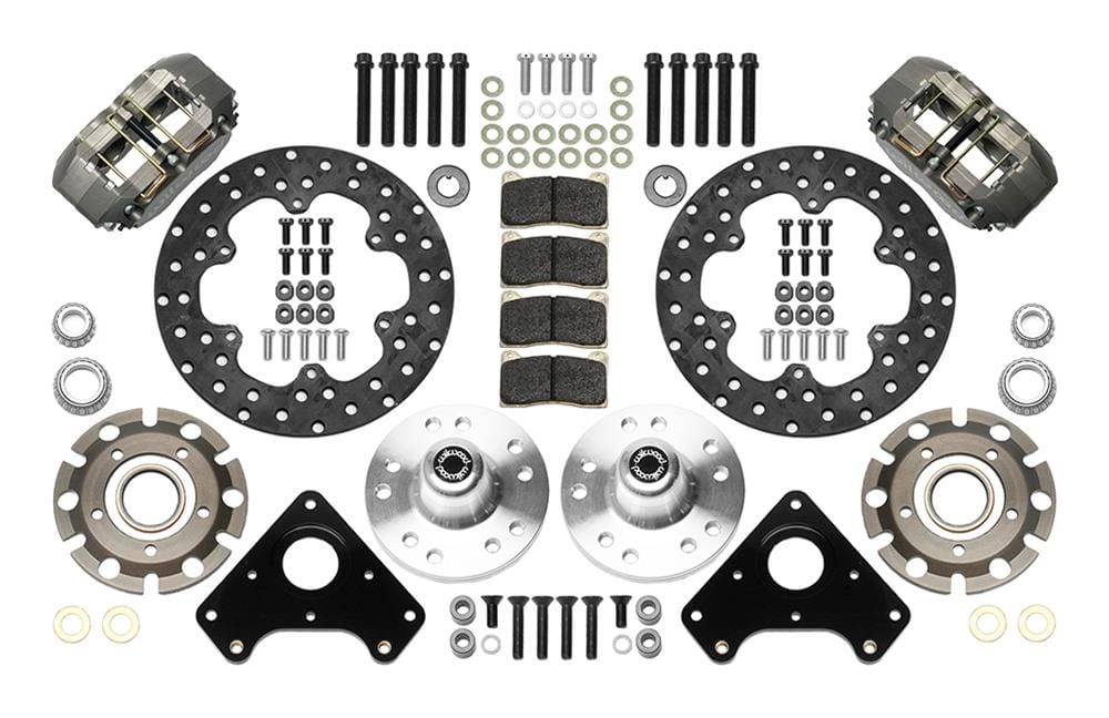Wilwood Disc Brakes Wilwood DynaPro Lug-Mount Front Dynamic Drag Brake Kits 140-14419-D Autofit