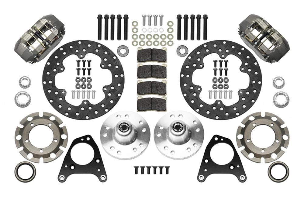 Wilwood Disc Brakes Wilwood DynaPro Lug-Mount Front Dynamic Drag Brake Kits 140-14420-D Autofit