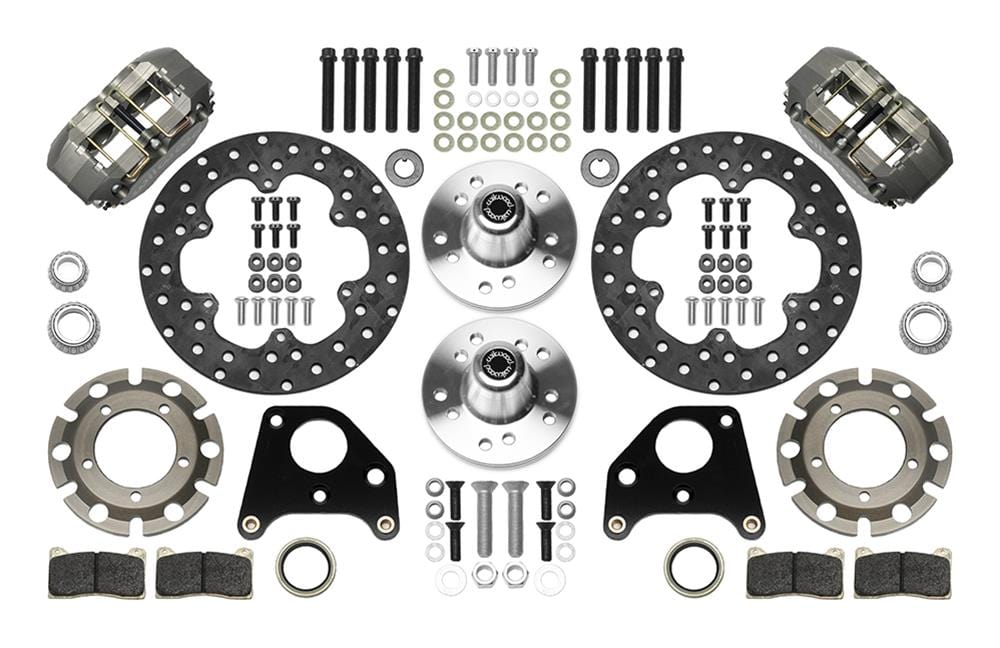 Wilwood Disc Brakes Wilwood DynaPro Lug-Mount Front Dynamic Drag Brake Kits 140-14422-D Autofit