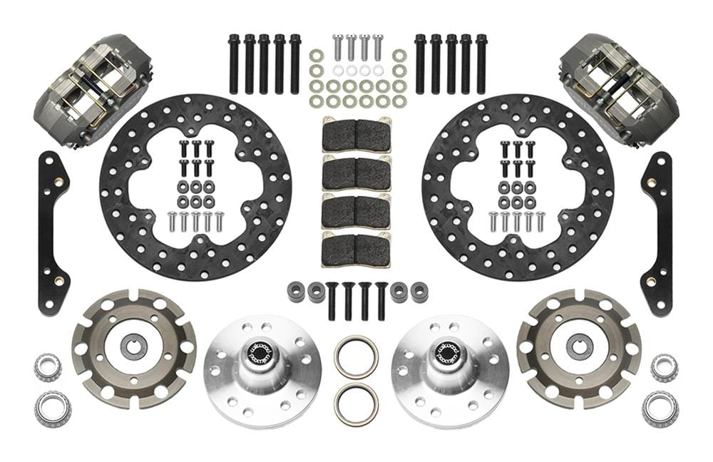 Wilwood Disc Brakes Wilwood DynaPro Lug-Mount Front Dynamic Drag Brake Kits 140-14423-D Autofit